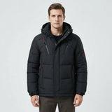 Hooded Windproof Puffer Jacket - Shaun