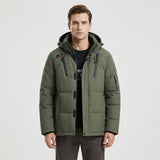Hooded Windproof Puffer Jacket - Shaun