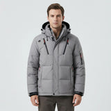Hooded Windproof Puffer Jacket - Shaun