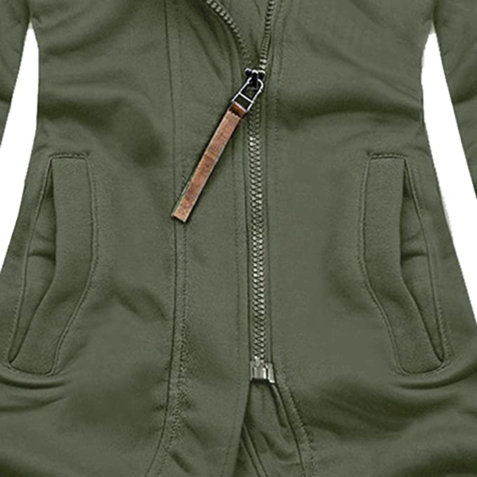 Women's Hooded Zip – Up Winter Jacket – Sally