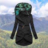 Women's Hooded Zip – Up Winter Jacket – Sally