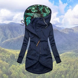 Women's Hooded Zip – Up Winter Jacket – Sally