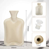 Hot water bottle with plush cover 2 liters | Kalsten