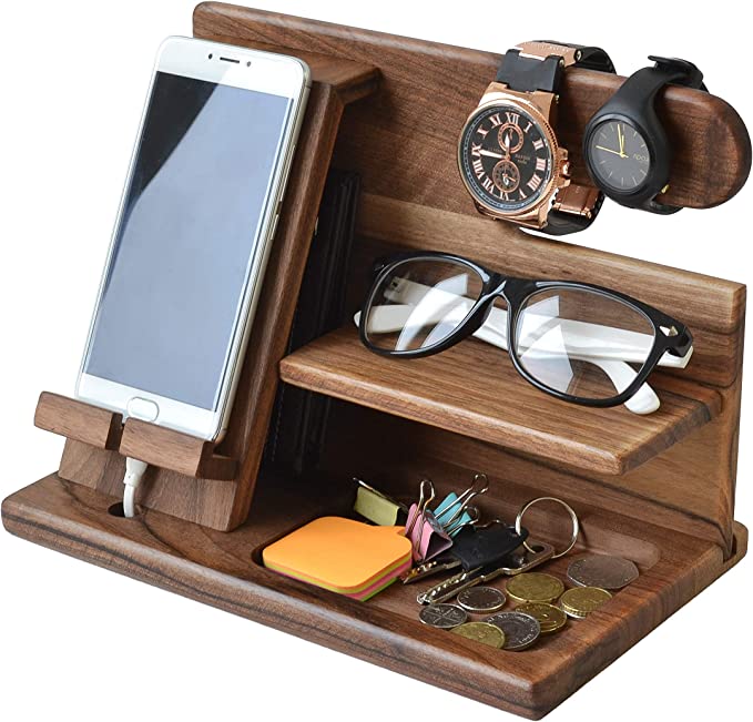 Optimized Product Title: "Holz-Schreibtischorganizer mit Handyständer – Eleganter Schreibtisch-Organizer für optimale Ordnung und Übersicht" 

This title includes relevant keywords while enhancing clarity and appeal for potential buyers.