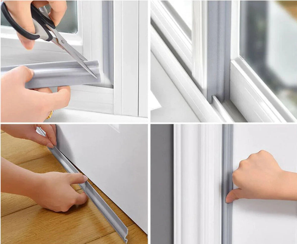 Enhanced Product Title: **Selbstklebendes Türdichtungsband – Effektiver Zugluftstopper, 2 m für Energiesparen und Schallschutz** 

This optimized title includes relevant keywords and highlights the benefits of the product, making it more appealing for Goo