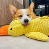 Squeaky Duck Dog Toy – Plush 38×45cm, Durable Handmade & Non-Toxic