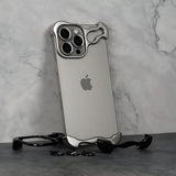 Phone Case Slim Titanium Alloy Protective Magnetic Cover