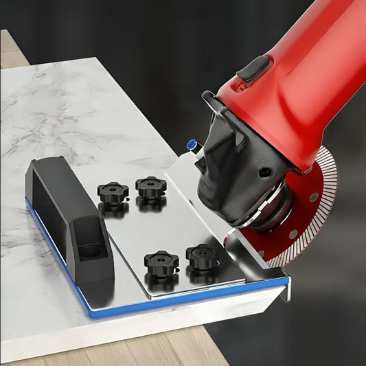 Angle Grinder Tile Guide – Precise 45° Bevel Cuts, Steady Control & For Tilers and DIY