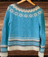 Emme Geometric Pattern Pullover - Comfortable Women's Sweater for Everyday Style
