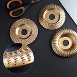 Wood Carving Disc Set – Tungsten Carbide, 100mm & 3-Piece for Angle Grinders