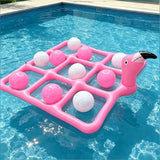 Flamingo Pool Float – Inflatable Design, Interactive Game & Durable PVC