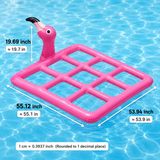 Flamingo Pool Float – Inflatable Design, Interactive Game & Durable PVC