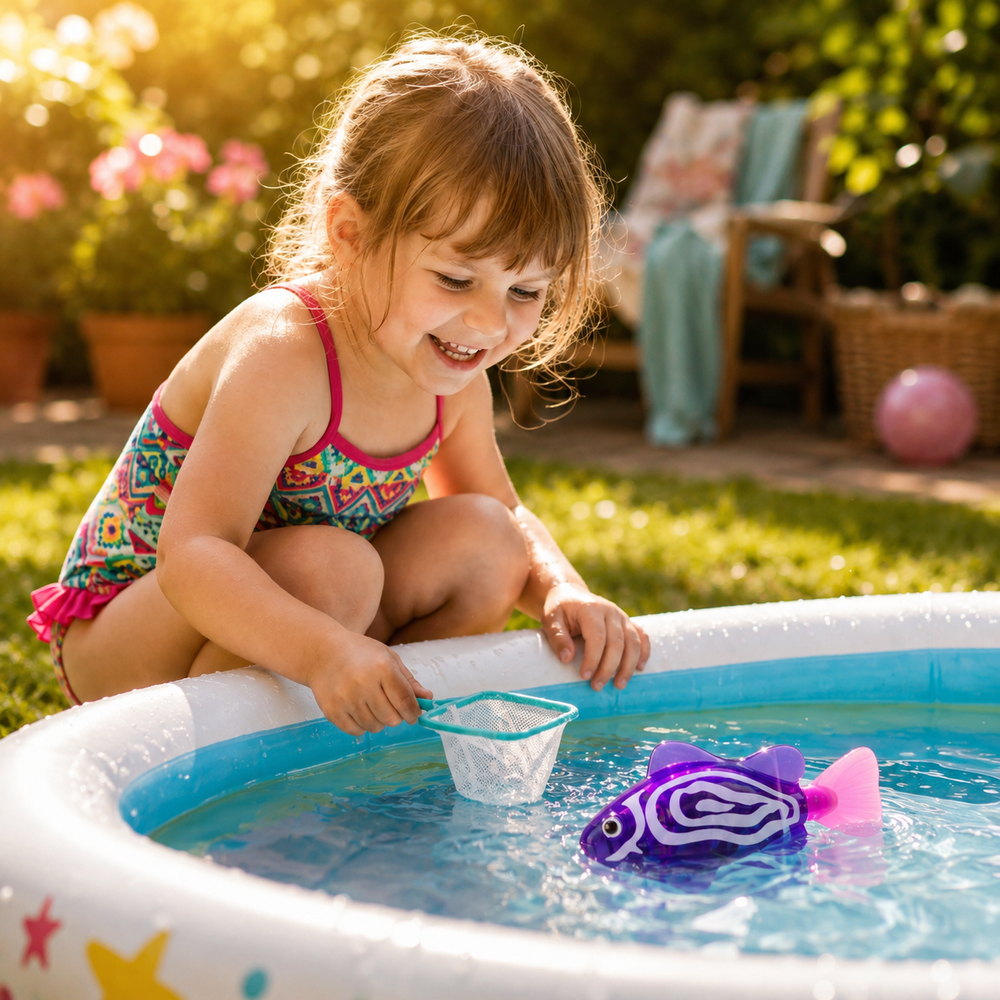 LED Floating Fish Bath Toys – Interactive & Light-Up Play