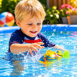 LED Floating Fish Bath Toys – Interactive & Light-Up Play