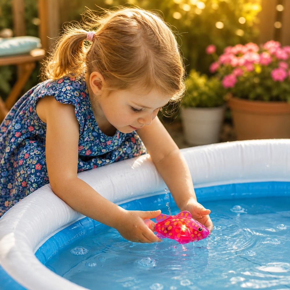 LED Floating Fish Bath Toys – Interactive & Light-Up Play
