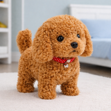 Interactive Robot Dog Toy – Plush Puppy Design, Realistic Walking & Pet Companion