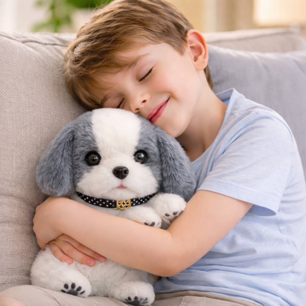 Interactive Plush Dog Toy Walking Puppy Sound Kids