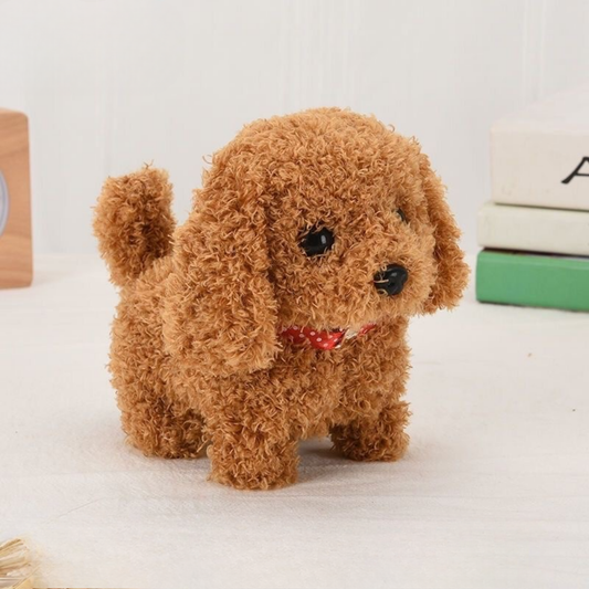 Robot Puppy Toy – Interactive Plush Design, Walking Action & Barking Sound