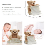 Optimized Product Title: "BuddyBear Peek-a-Boo Teddybär – Interaktives Kuscheltier für Babys, das Lachen und Freude bringt" 

This title includes relevant keywords for better visibility on Google Shopping while maintaining clarity and appeal.