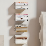 Unsichtbares Schweberegal Set – 2er-Set für schwebende Bücherregale – Wandregal für modernes Wohndesign