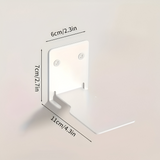 Unsichtbares Schweberegal Set – 2er-Set für schwebende Bücherregale – Wandregal für modernes Wohndesign