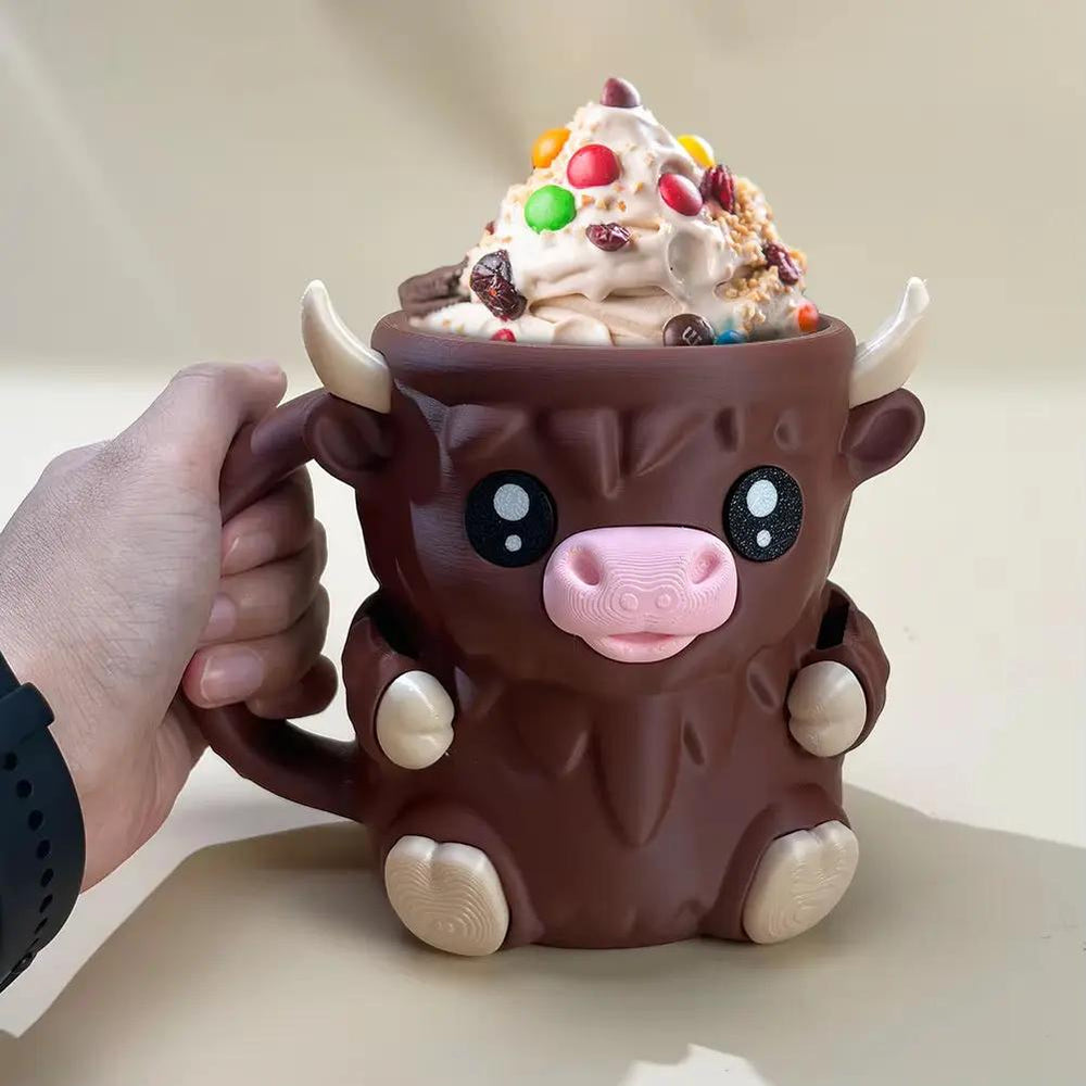 Optimized Product Title: "Isolierter Eisbecher 'Kuh' – Charmanter Becher mit Löffelfach für Eiscreme, Praktisch und Stylisch" 

This title includes relevant keywords while maintaining clarity and appeal for potential customers.