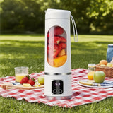 Blender Cup Portable USB Rechargeable Smoothie Juicer Bottle