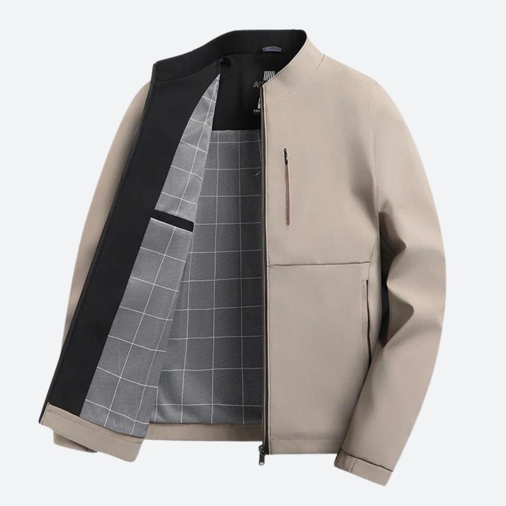 Enhanced Product Title: "Klassische Zip-Jacke für Herren – Stilvolle und Bequeme Freizeitjacke mit Reißverschluss" 

This title includes relevant keywords and provides more detail about the product, which can improve visibility and appeal in Google Shoppi