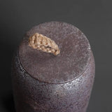 Kalsten | Japanese tea canisters made of ceramics, retro stoneware, airtight, Gong-Fu made of ceramics, for candies, tea ceremony accessories