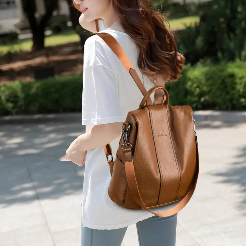 Enhanced Product Title: "Diebstahlsicherer Lederrucksack – Multifunktionale Schultertasche für Sicherheit und Stil" 

This optimized title includes relevant keywords while highlighting the product's features and versatility, making it more appealing for G