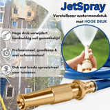 Adjustable High-Pressure Hose Nozzle – Brass & Stainless Steel, Fan/Jet Modes & 180 g