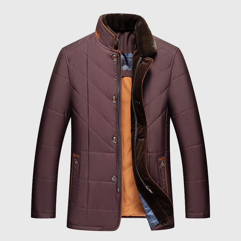 Quilted Men's Winter Jacket with Premium Insulation Technology – Arctix Pro