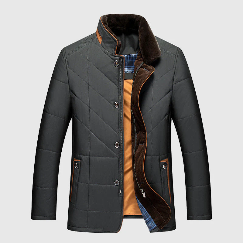 Quilted Men's Winter Jacket with Premium Insulation Technology – Arctix Pro