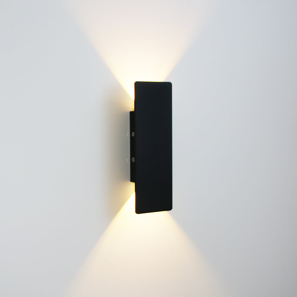 Dual Up-Down LED Wall Light – 6W Aluminium, Warm/Cool White & 4 Colors