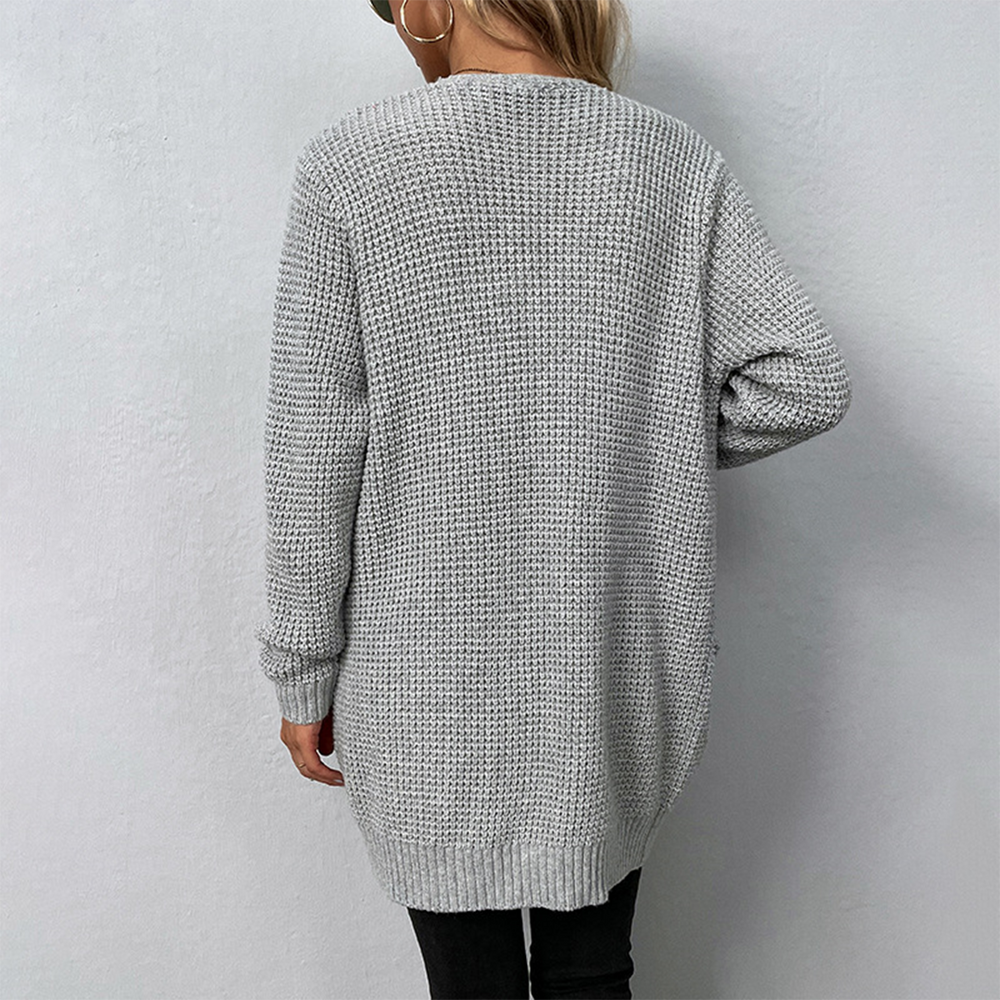 Knitted Ladies' Cardigan with Pockets - Maelis