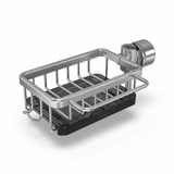 Kitchen Sink Organizer Aluminum Storage Basket Fast Drain Design