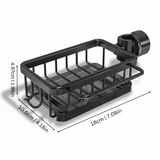 Kitchen Sink Organizer Aluminum Storage Basket Fast Drain Design