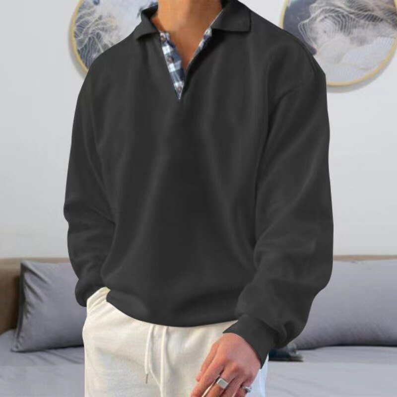 Lightweight Men's Autumn Sweater with Loose Fit – Benedikt