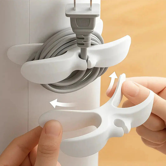 5-Pack Cable Organizer Set - Tangle-Free Cord Management Solutions for Home and Office
