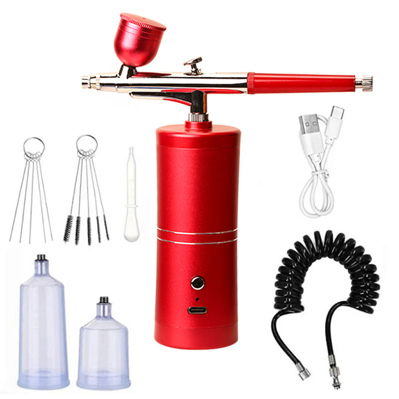 Cordless Airbrush Gun – Rechargeable, Adjustable Pressure & Precision Nozzle