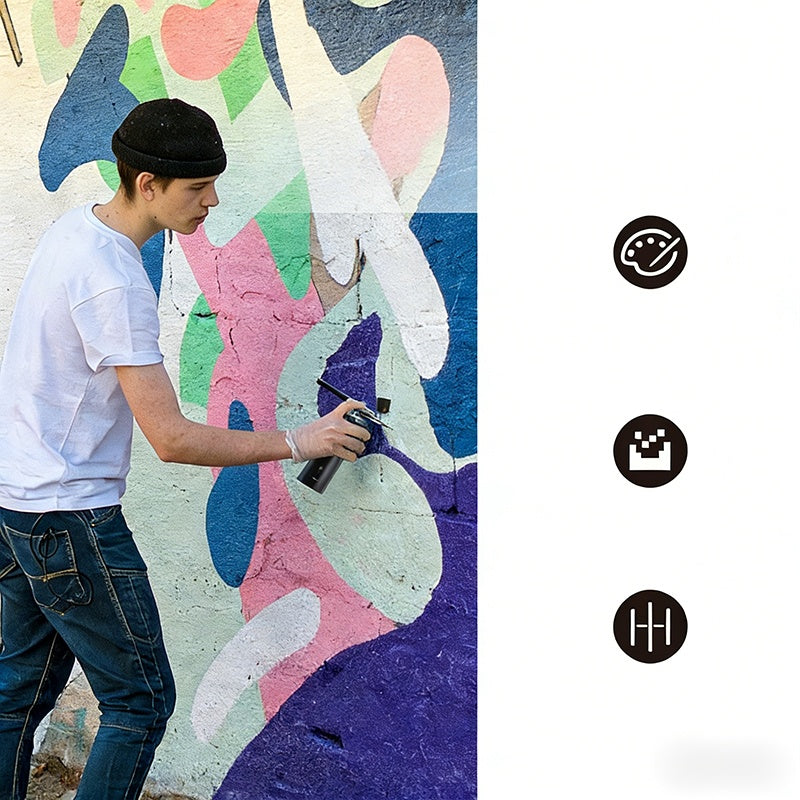 Cordless Airbrush Gun – Rechargeable, Adjustable Pressure & Precision Nozzle