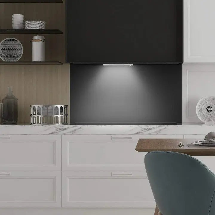 Enhanced Product Title: "Kabellose LED-Unterbauleuchte mit Bewegungsmelder - Energiesparende, dimmbare Unterbauleuchte für Küche, Schrank und Regal" 

This title includes keywords that potential customers might search for, such as "Bewegungsmelder" (motio