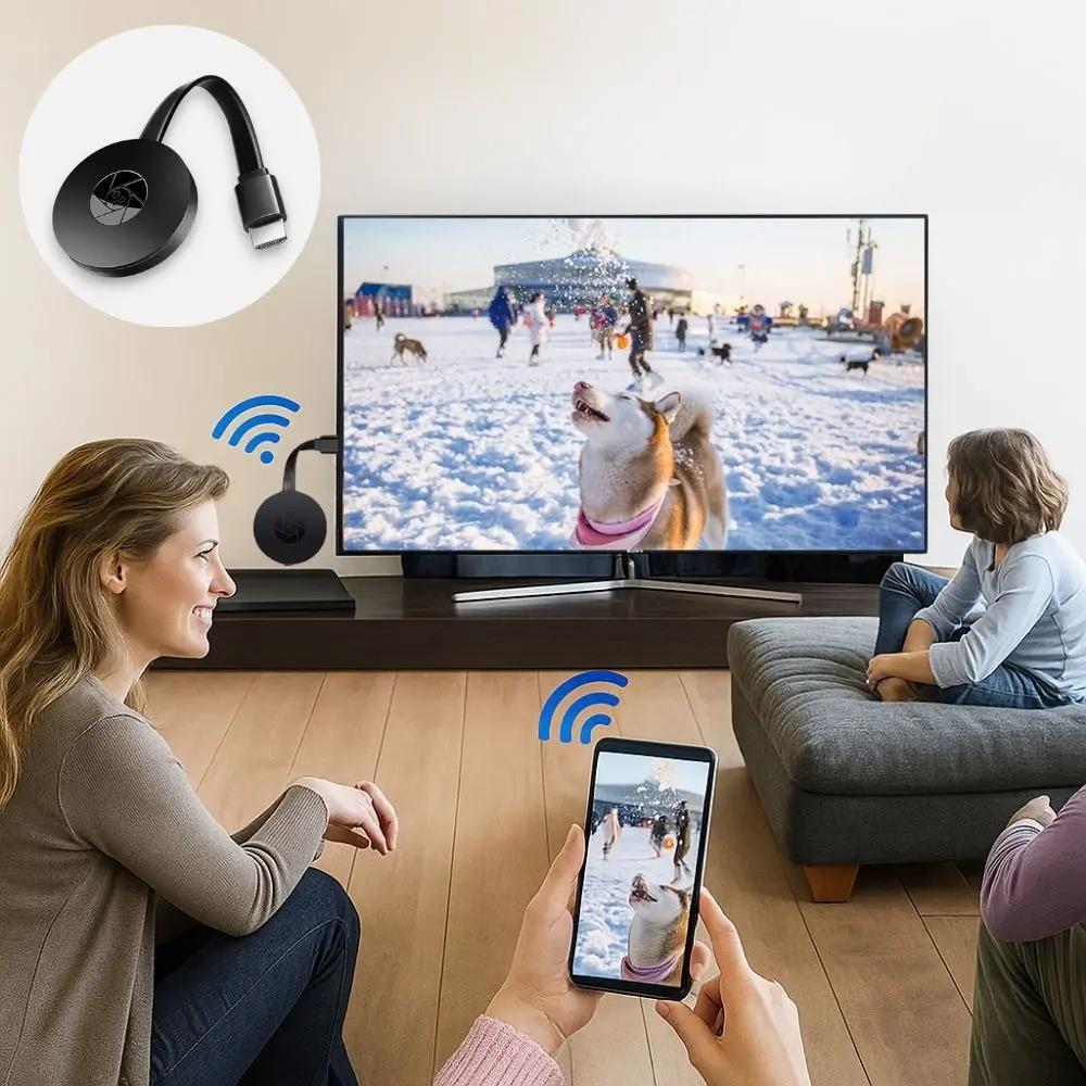 Enhanced Product Title: "Kabelloser 1080p Mirror Adapter – Streamen Sie Inhalte sofort auf Ihrem großen Bildschirm | Kompatibel mit Smart TVs & Geräten" 

This title includes relevant keywords and phrases that can help improve visibility in Google Shoppin