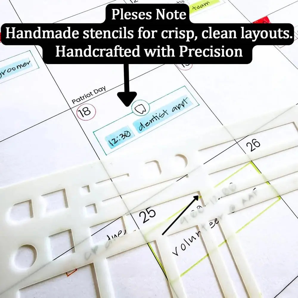 Optimized Product Title: "Präzisions-Schablonen Set für Planer – Klare Linien & Perfekte Formen für Kreatives Design" 

This title includes relevant keywords while emphasizing the product's benefits, making it more appealing for Google Shopping.