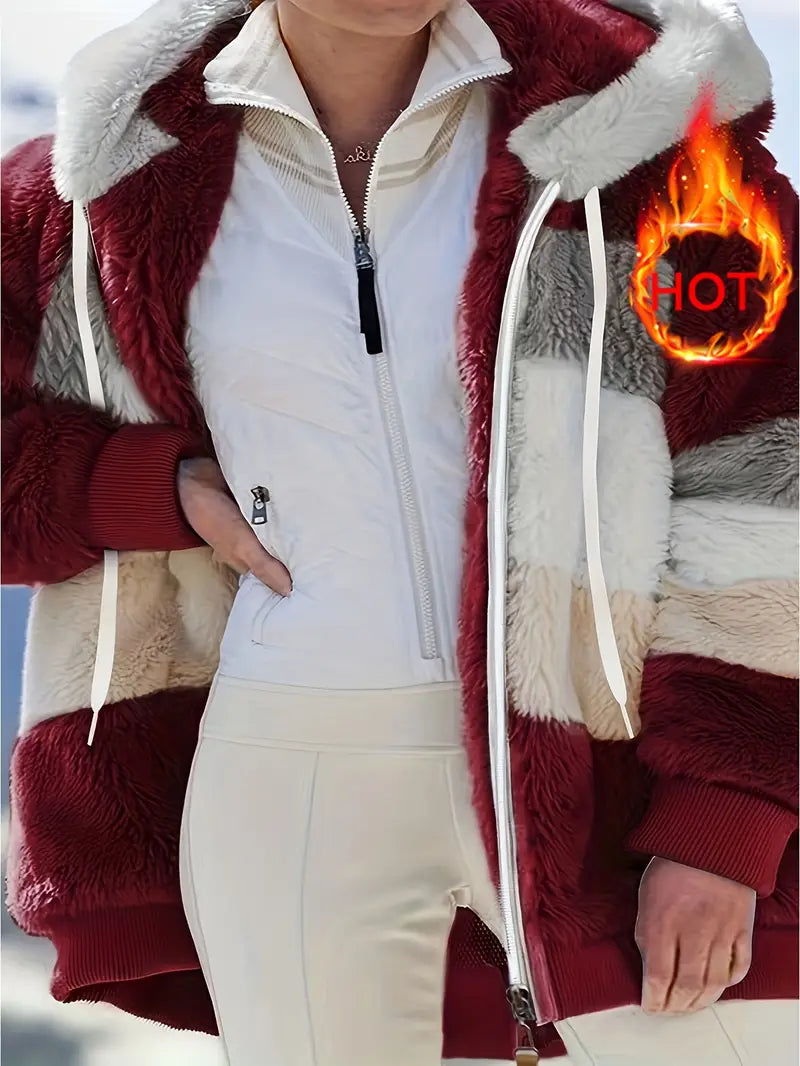Mid-length hooded jacket - Theresa - 33