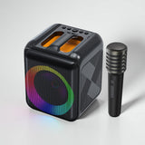 Karaoke Machine Bluetooth Portable Speaker Wireless Microphones