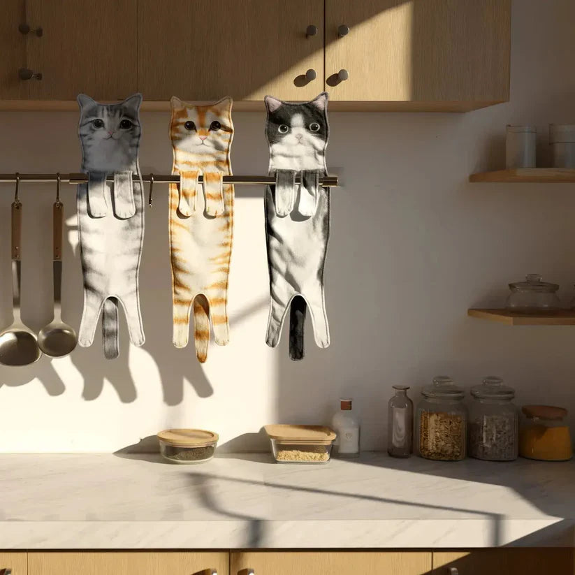 Enhanced Product Title: "Weiches Katzen-Handtuch – Dekorativ, Praktisch & Immer Griffbereit für Ihr Haustier" 

This title includes relevant keywords while maintaining clarity and appeal for potential buyers.