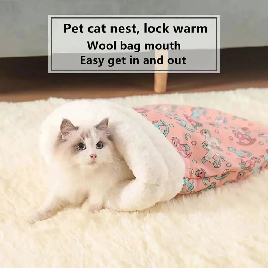 Optimized Product Title: "Katzenbett - Kuscheliges Katzenbett für Wärme und Geborgenheit | Bequem und Sicher für Ihre Katze" 

This title includes relevant keywords while highlighting the product's benefits and features, making it more appealing for Googl