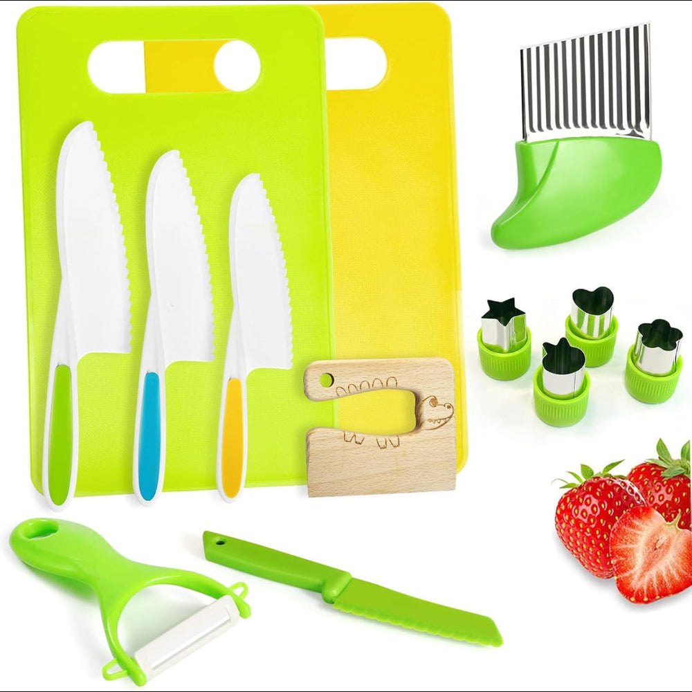 Kids Knife Set Toddler Cooking Utensils Kitchen Tools