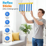 Kids Reflex Game Reaction Trainer Falling Stick Drop Challenge